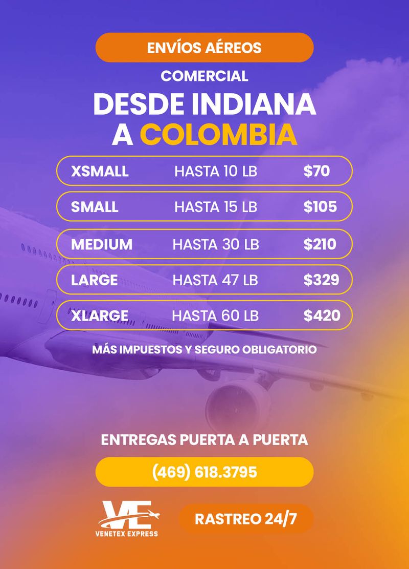 Tarifas Indianapolis
