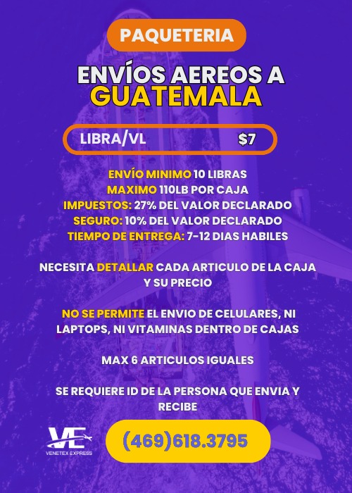 Envíos Aéreos Guatemala